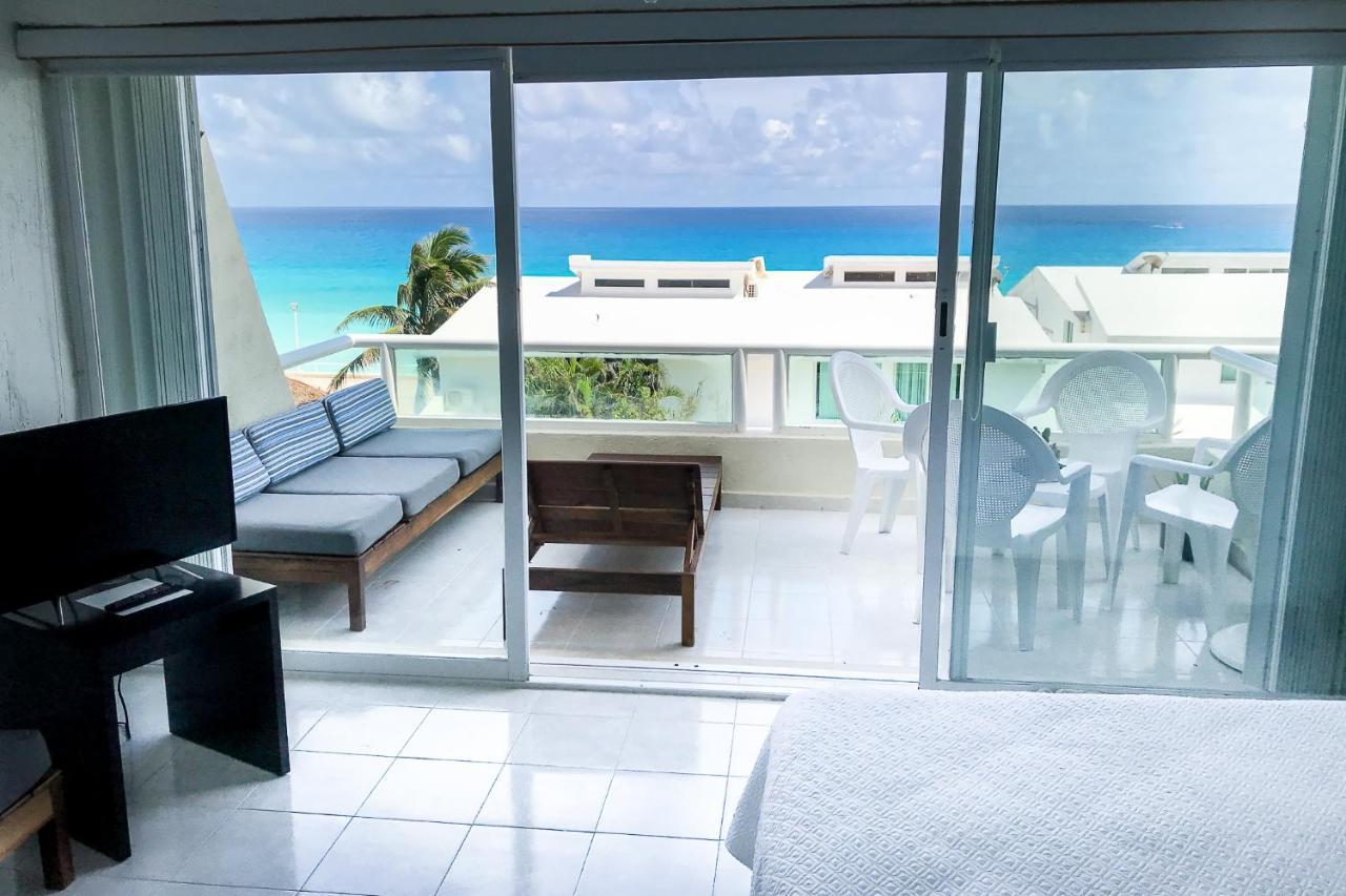 Apartment On The Beach With Terrace Ocean View, Brisas Cancun 01 By Beach & Ocean Apartments Exterior foto